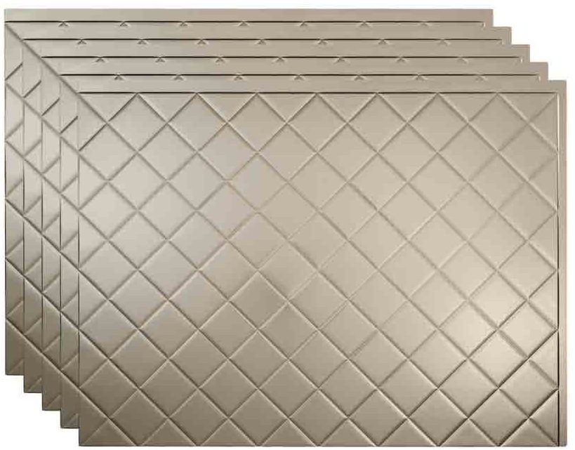 Fasade Quilted in Brushed Nickel